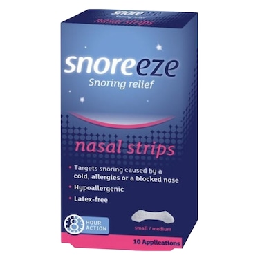Snoreeze Small And Medium Nasal Strips 10 Count