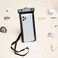 Waterproof Phone Case Cover Black/Clear