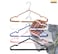 YANEK Nonslip Metal Hangers - PINK Suit Hangers (50-pack) Ultrathin Space-Saving, Strong and Durable Clothes Hangers Hold Up-to 10 lb, for Coats, Jackets, Pants, Dress Clothes