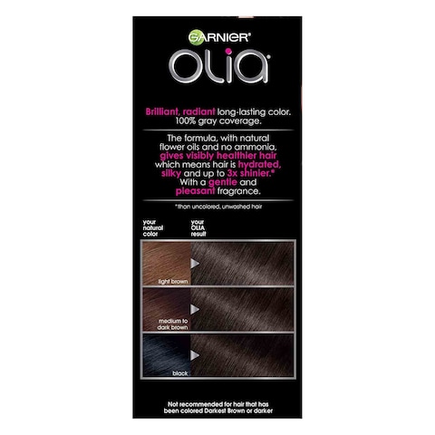 GARNIER OLIA HAIR COLOR DARK BROWN 4.0