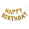 Gold 'Happy Birthday 16" Foil Balloon Garland