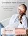 Pureheal Eye Massager With 2 Level Heat Eye Mask With Bluetooth - White