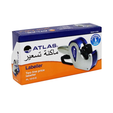 Atlas Price Labeller Two Line 10 Digit Black