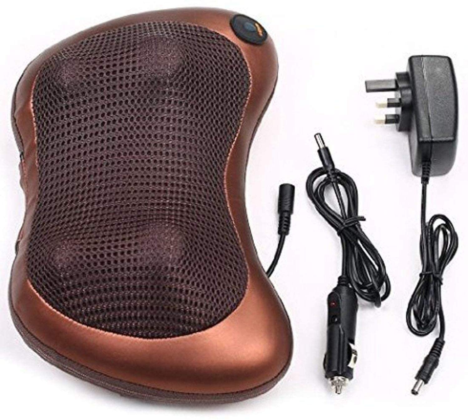 The Mohrim Electronic Massage Pillow Massager Cushion Car LuMBar Neck Back Shoulder Heat Pillow