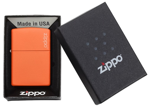 Zippo Lighter Model 231Zl Orange Matte
