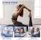 Generic Back Stretcher - 3 Heights Adjustable Back Stretcher For Pain Relief, Lower Back Stretcher With Massaging Points &amp; Cushion Foam, Spine Deck For Office Chair, Car, Travel(Blue)