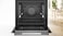 Bosch Series 8 Built-In Oven, 60 x 60cm, Digital Control Ring And TFT-Touchdisplay, Home Connect For Remote Monitoring And Control Via The App, Black HBG776NB1M