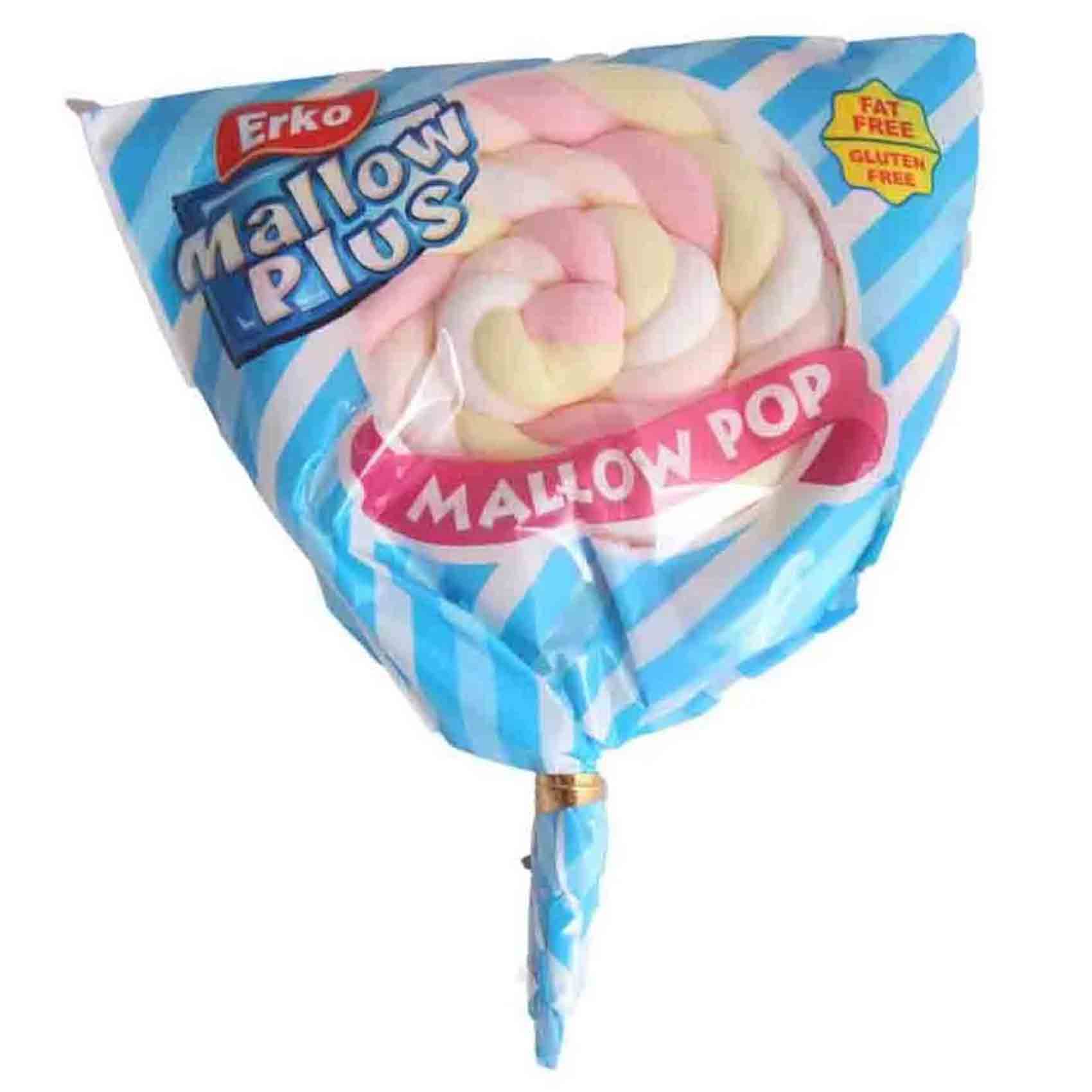 Erko Gluten Free And Fat Free Marshmallow Mallow Pop 40 Gram