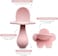 Grabease Bundle Silicone Baby Training Spoon. Ergonomic Easy-Grip Handle And Choke Protection Barrier. Bpa-Free, Phthalate-Free. Self-Feeding Toddler Spoons Blush