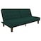 In House Maria 2 In 1 Sofabed Velvet Upholstered - Dark Green