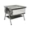 Teknum FELLOW 2 Twin Bedside Crib Bassinet - Grey