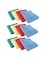 Marrkhor 12-Piece Multipurpose Microfiber Cleaning Cloth Multicolour 40Cm