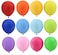 Generic Party Fun Metallic Assorted Colours Balloons - 12Inches - (Pack Of 40 Units)