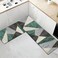 2 PCS Set Large Kitchen Mats With Thick Non Slip Bottom For Kitchen Floor With Beautiful Design (50&times;80CM And 50&times;160CM)