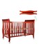 Moon Wooden Foldable Baby Crib, 129X69X96 cm