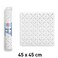 Plastic Forte Anti-Slip Bath Shower Mat 45x45cm, White