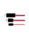 Generic Lightning To HDMI Hdtv Cable For Apple iPhone/iPad/iPod, Red