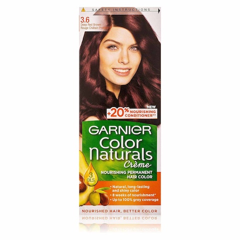 Garnier Color Naturals Hair Color - 3.6 Deep Red Brown