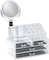 Generic - Cosmetic Makeup Organizer Rack With 3 Drawers And Mirror