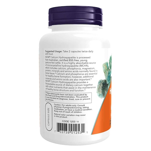 NOW CALCIUM HYDROXYAPATITE 120S