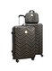 Star Line 5 Pieces Star Line Luggage Trolley Bags Set Coffee