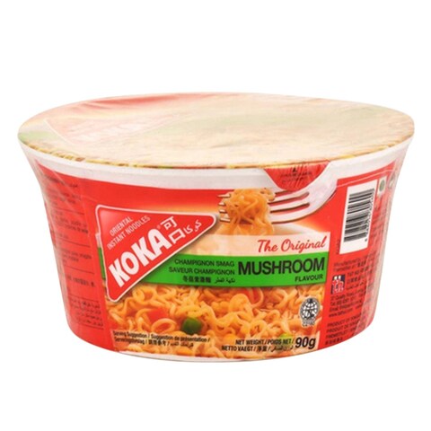 Koka Original Mushroom Instant Bowl Noodles 90g