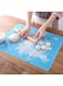 Kitchen Baking Tool Pastry Roll Mat Blue/White 38x28cm