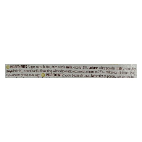 Cachet Coconut White Chocolate Bar 100G