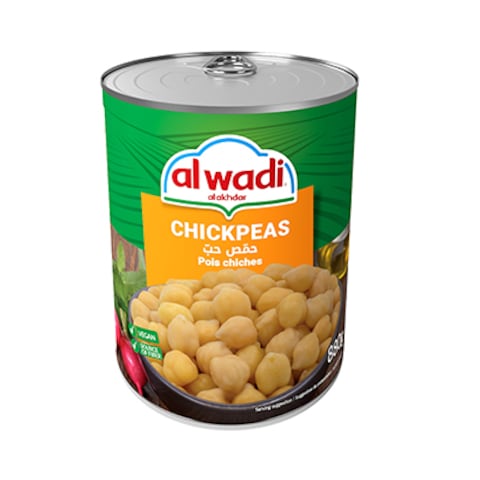 Al Wadi Al Akhdar Chickpeas, In Brine 880GR