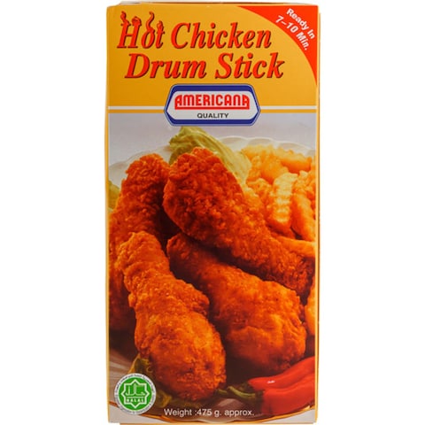 AMERICANA HOT CHICKEN DRUM STICK 475G