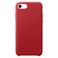 Apple Leather Case Cover For iPhone SE Red