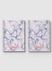 Lowha Spiral Notebook With 60 Sheets And Hard Paper Covers With Grey Abstract Texture Design, For Jotting Notes And Reminders, For Work, University, School