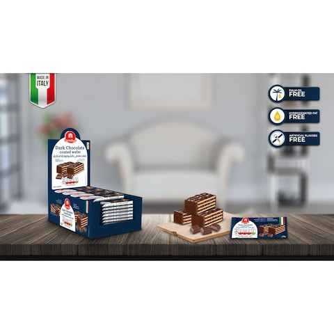 Carrefour Dark Chocolate Coated Wafer Filled With Cocoa Cream 38g Pack of 5