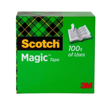 3M Scotch Magic Tape in Box 8103436. 34 x 36 yd 19mm x 33m. 1 RollBox
