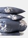 KLUB LINEN King Comforter 4PC Set Rose Marie Black 144TC Poly Cotton Printed Design