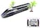 (TOY) (Multi-Colour) Bullet Train Toy, High Speed Rail Model Train Locomotive Engine Vehicle &amp; Go Train Set For Kids.