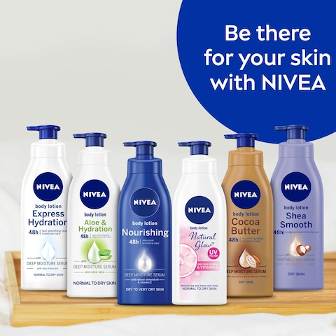 NIVEA Even Tone Body Lotion Natural Glow 400ml Pack of 2