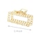 Aiwanto 1Pc Hair Clip Golden Hair Styling Clip Hair Accessories