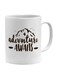Generic Adventure Awaits Mountain Hike Mug White/Brown 11Ounce