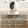 Ezviz Hikvision 4MP QHD Resolution Indoor Smart WIFI Baby/Pet Monitor Camera, Smart Night Vision, 360 Visual Coverage, Motion Detection Two-Way Talk, Micro SD Slot Up To 256GB (Ty1), White
