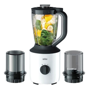 Braun Jug Blender JB3123, 1.5 L, 800 W, Silent Blending, Black