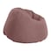In House Solly Linen Bean Bag Chair - Small - Dark Pink