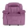 إن هاوس كرسي استرخاء هزاز منجد بالمخمل - بنفسجي فاتح - NZ50