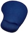 Ntech Mouse Pad With Wrist Gel Rest Support Mouse Pad Silica Gel Hand Pillow Mat- Blue