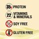 Labrada Lean Body All-In-One Vanilla Meal Replacement Shake. 35G Protein, Whey Blend, 7G Healthy Fats &amp; Fibre, 22 Vitamins And Minerals, No Artificial Colours, Gluten Free, (4.6Lb Jug)