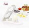 ABBASALI 2-in-1 Plastic and Stainless Steel Boiled Egg Slicer Cutter &amp; Mushroom Slicer Egg Cutter