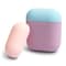 Ozone - Duo Series AirPod Case with Portable Keychain Silicone Cover for AirPod 1/Airpod 2 - Purple