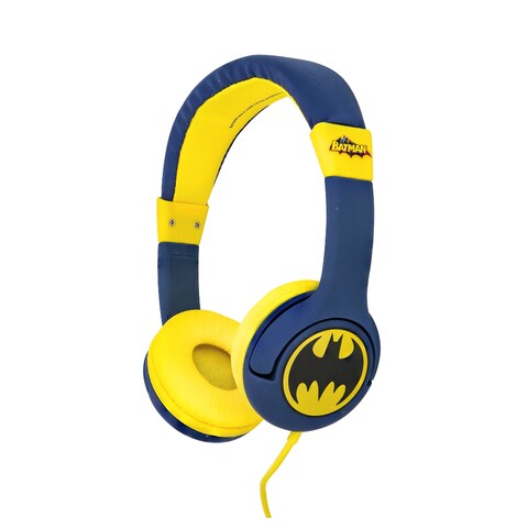 OTL Batman OnEar Wired Headphone - Safe Volume Limiting @85dB, Foldable &amp; Ajustable, Superb Sound Quality,  Works w/ Smartphones, Tablets, Ninetendo Switch, Laptops &amp; devices w/ 3.5mm port - Signal