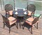 Yulan Outdoor Cast Aluminium Coffee Table Chairs Set (Golden) Yl21012-415