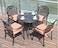 Yulan Outdoor Cast Aluminium Coffee Table Chairs Set (Golden) Yl21012-415